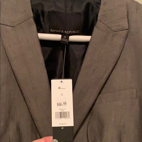 Grey Banana Republic Blazer - Picture 2 of 5